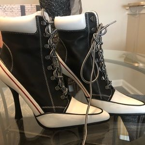Steve Madden heeled Combat boots